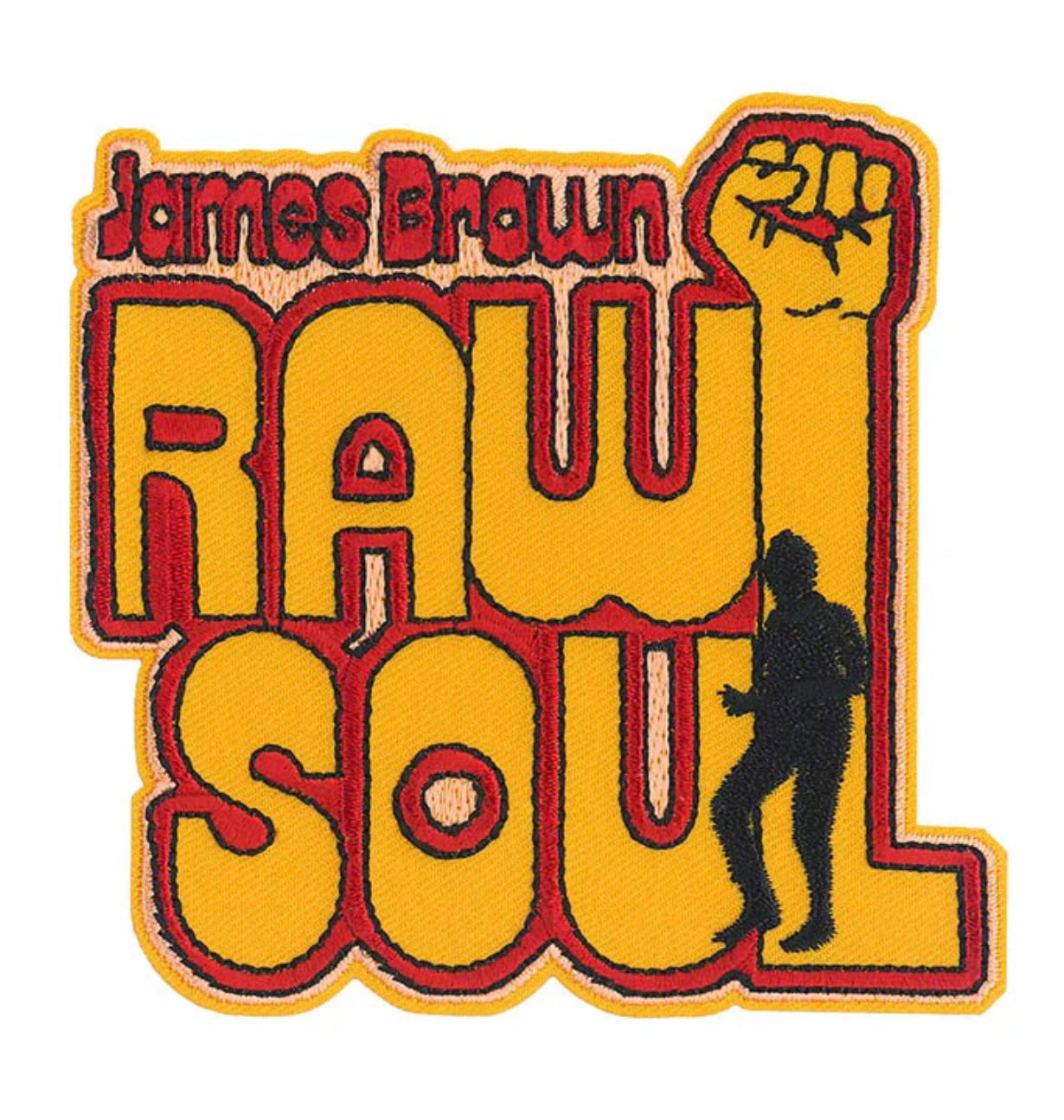 James Brown Raw Soul Embroidered Patch B048P