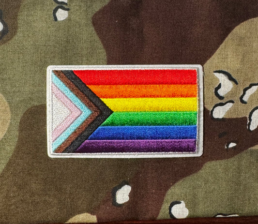 LGBTQ+ Pride Flag Embroidered Patch L002P