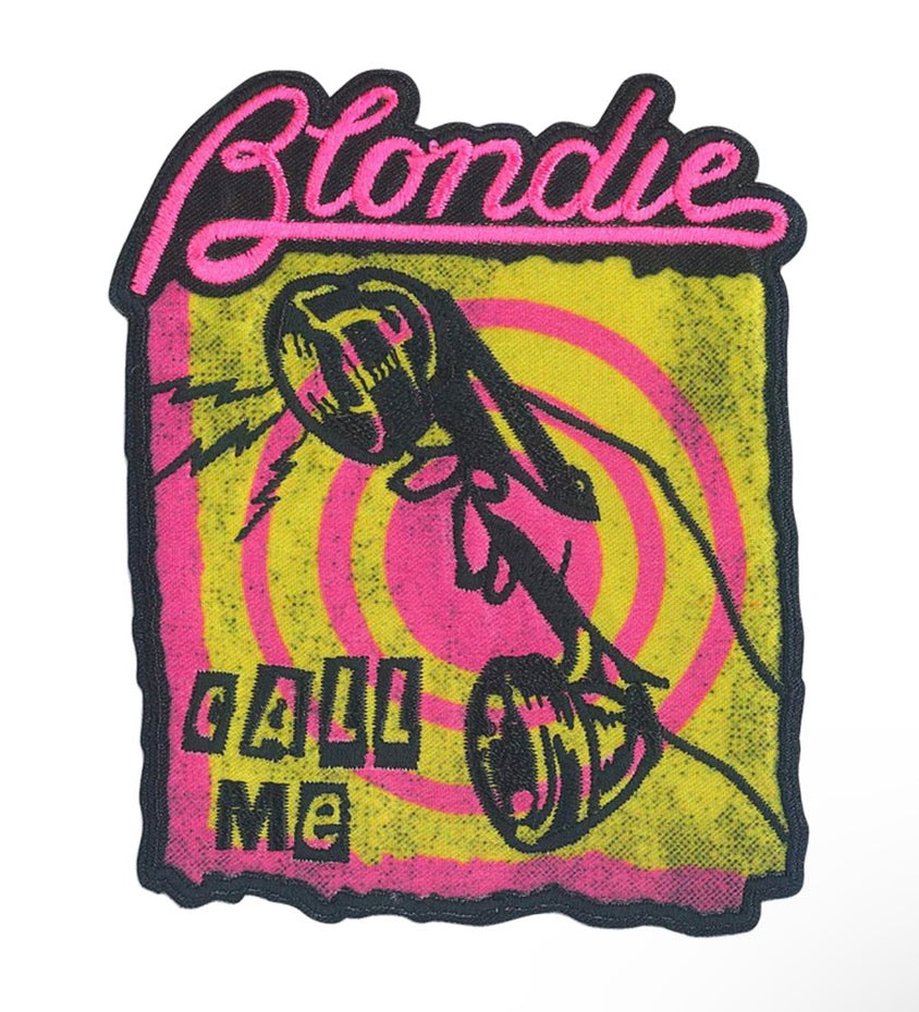 Blondie Call Me Embroidered/Woven Patch B051P