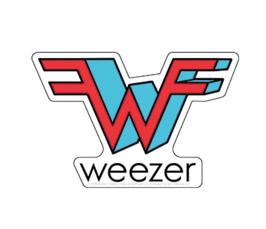 Weezer W Sticker W005S