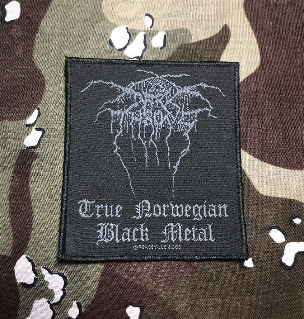 Darkthrone True Norwegian Black Metal Woven Patch D001P