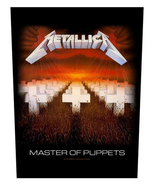 Metallica Master of Puppets Official Printed Back Patch M076P