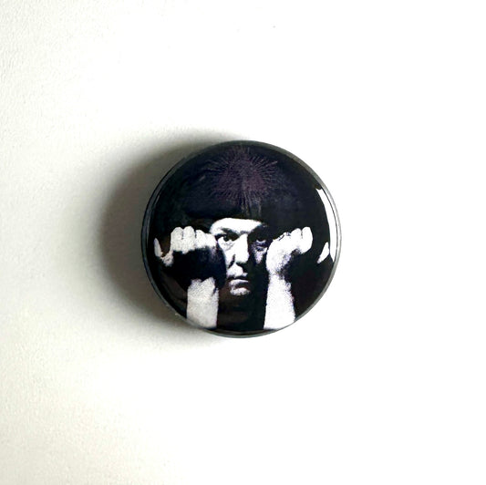 Aleister Crowley Mr. Crowley 1" Button C030B Badge Pin Black Magic Satanism