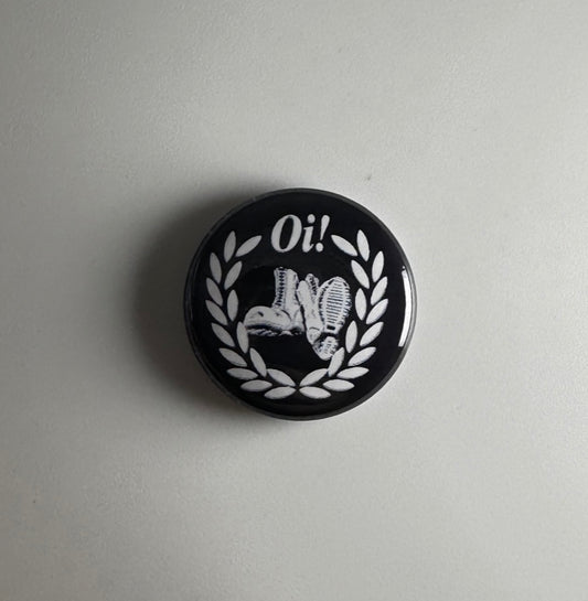 Oi! Sharp Anti-Racist Button 1" O004B Badge Pin