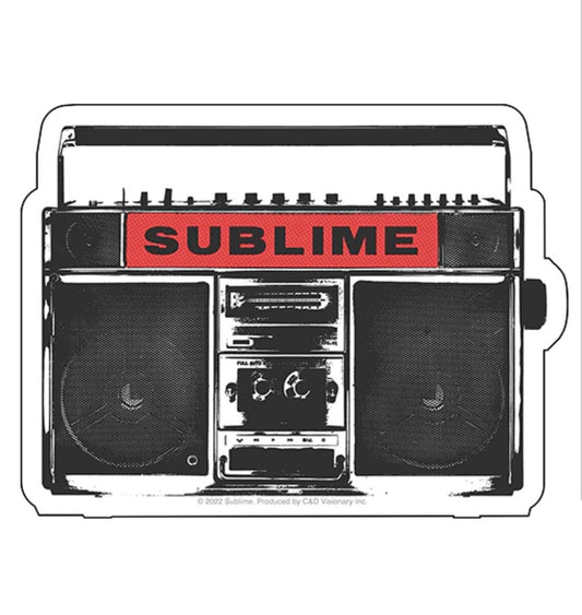 Sublime Boom Box Official Sticker S029S Decal