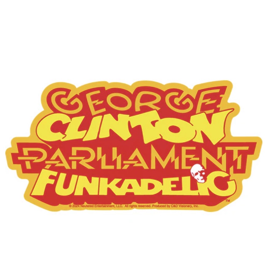 George Clinton Parliament Funkadelic Official Sticker G005S Decal