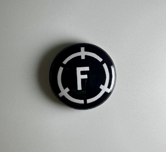 The Faith DC Hardcore 1" Button F011B Badge Pin