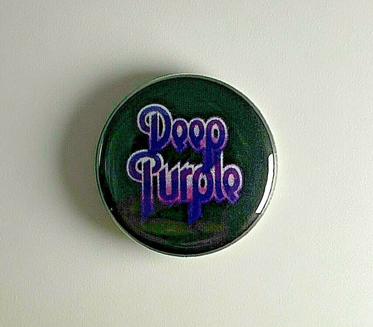 Deep Purple Logo 1" Button D008B Badge Pin