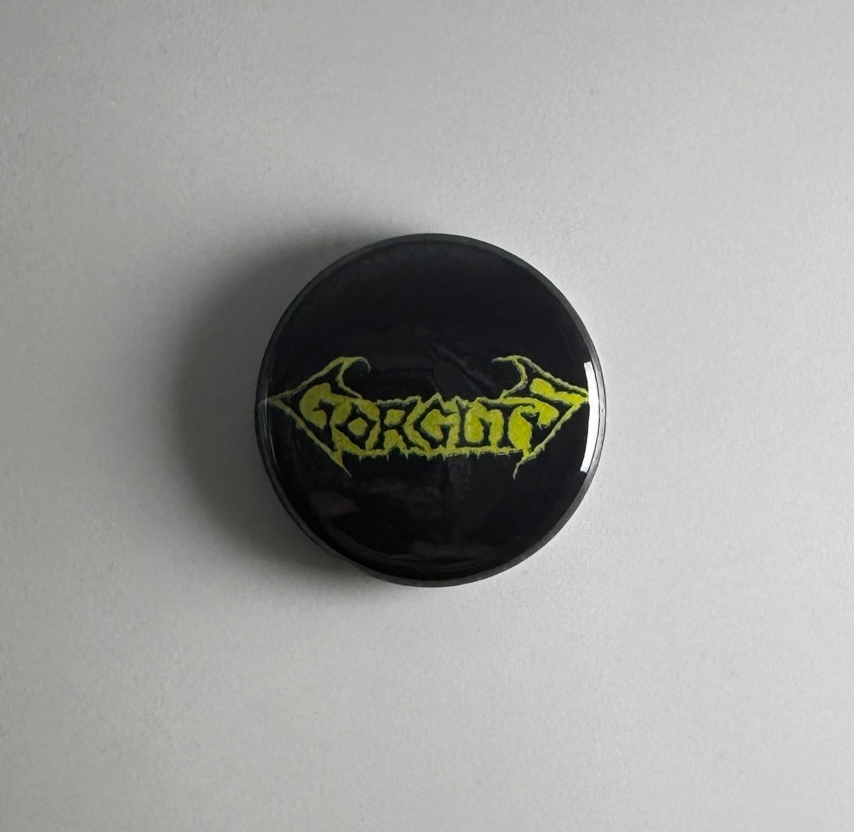 Gorguts Logo Death Metal Button G015B Badge Pin