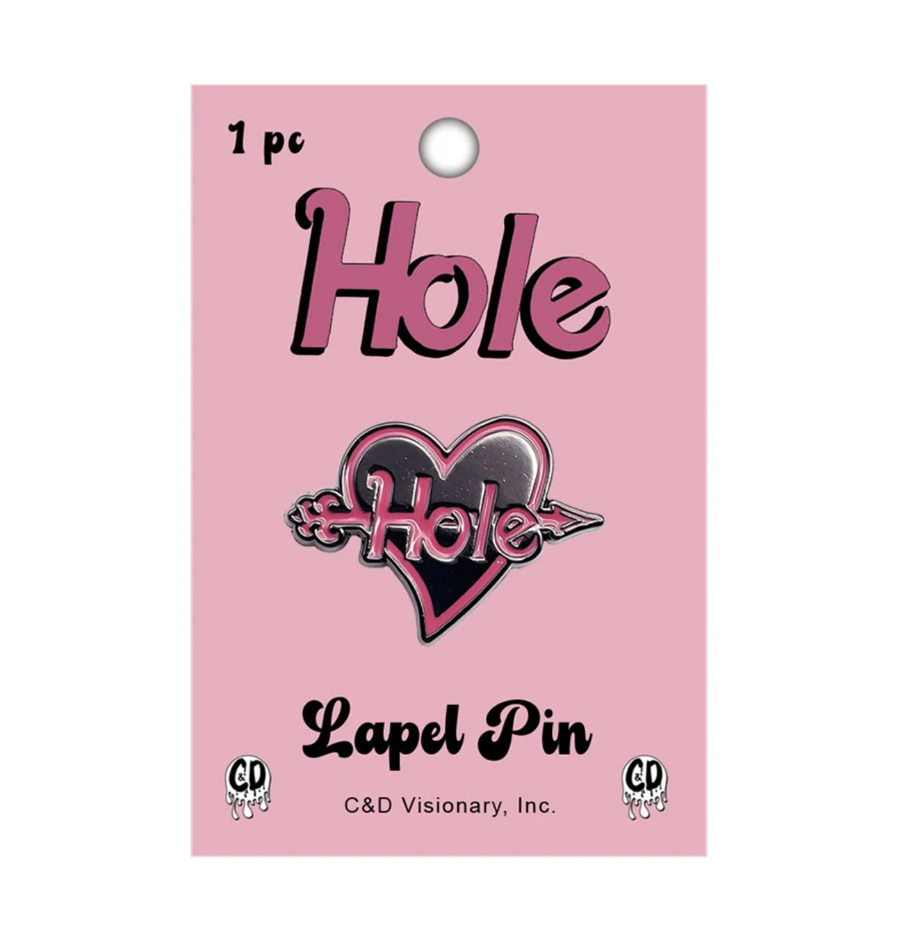 Hole Official Enamel Lapel Pin H003PC Badge