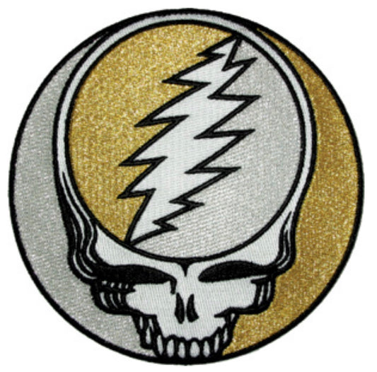 Grateful Dead Steal Your Face Embroidered Back Patch G034P