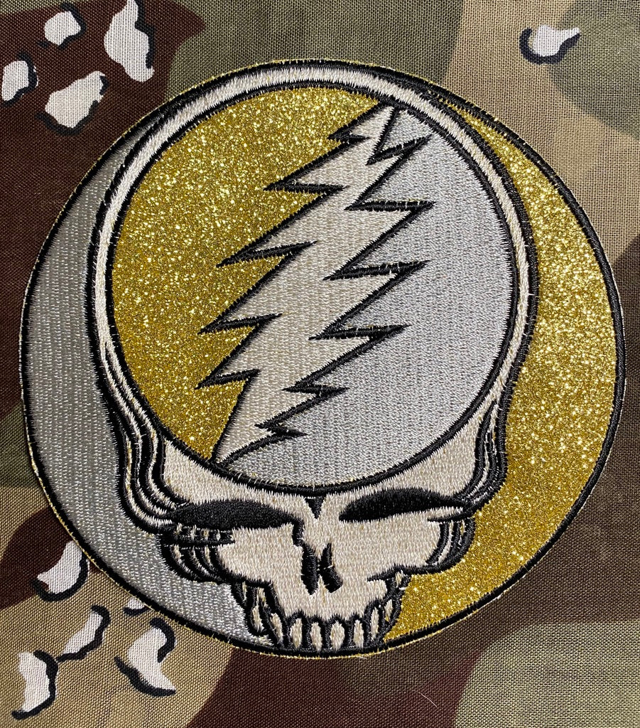 Grateful Dead Steal Your Face Embroidered Back Patch G034P