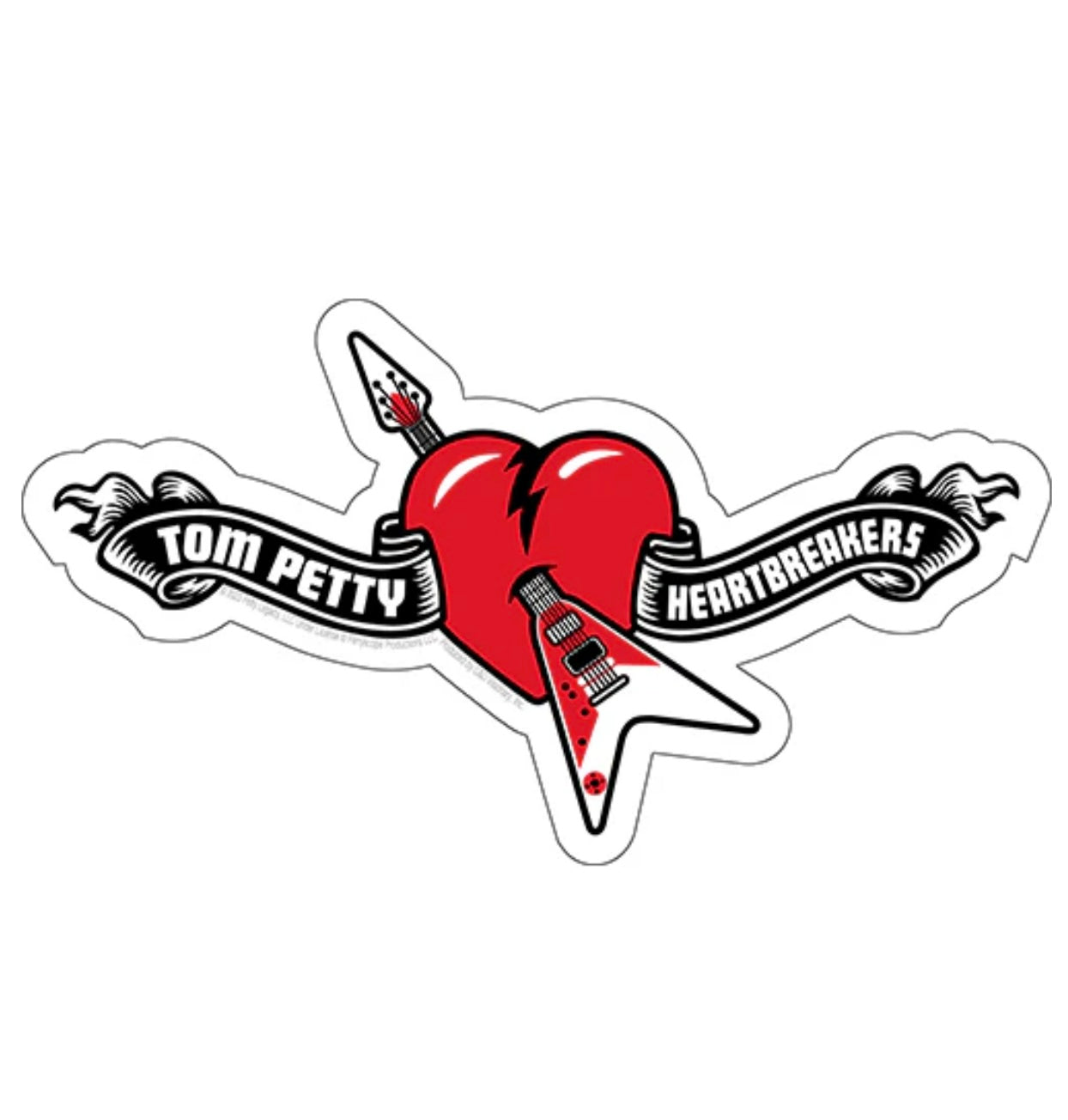 Tom Petty and the Heartbreakers Official Sticker P014S