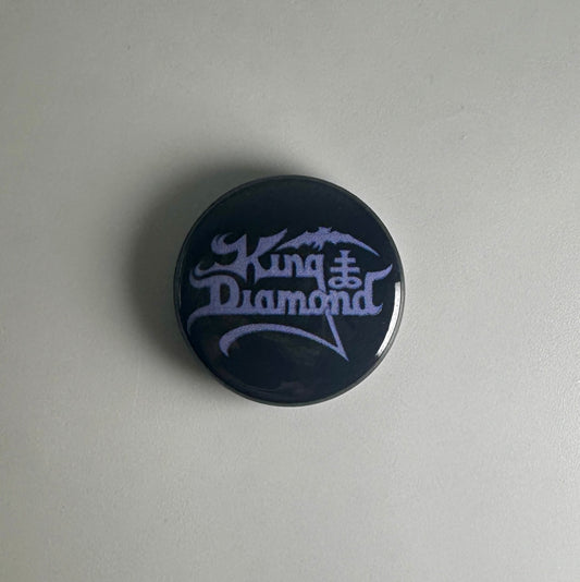 King Diamond 1" Button K004B Badge Pin