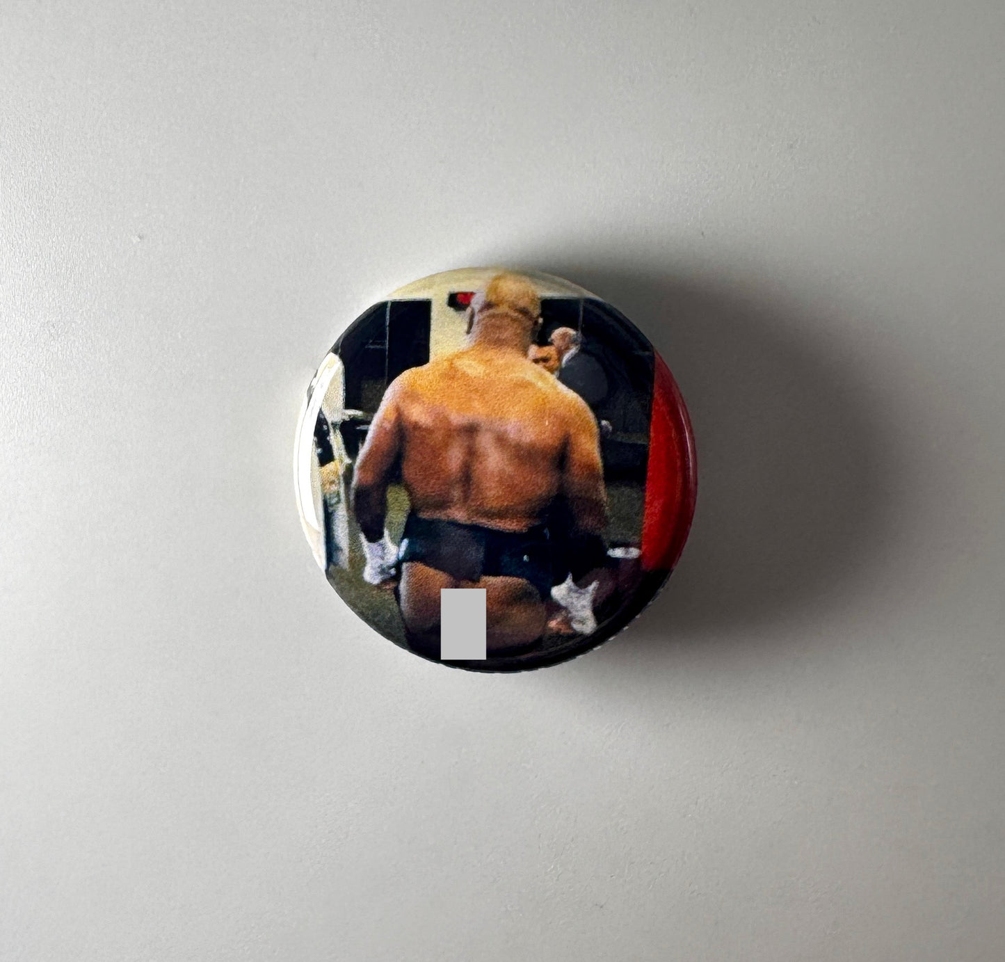 Mike Tyson Booty 1.25" Button Badge Pin Funny