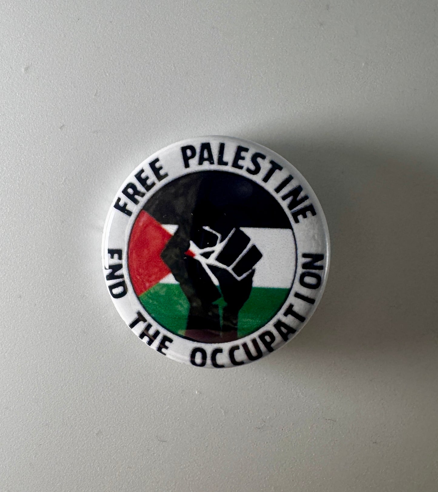 Free Palestine 1.25" Button F007B125 Badge Pin
