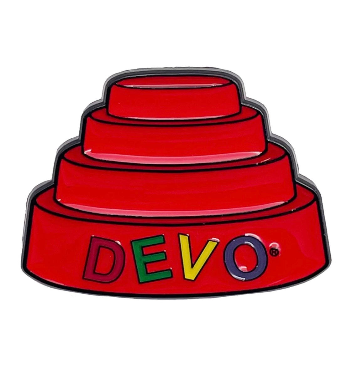 Devo Energy Dome Enamel Lapel Pin D003PC