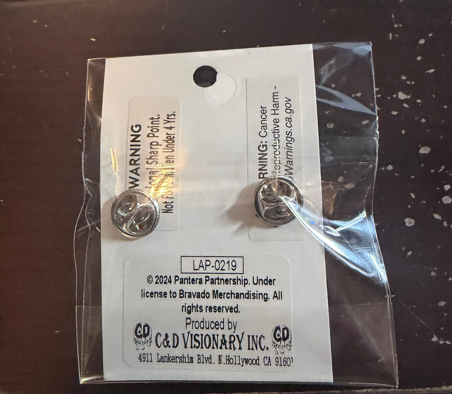 Pantera Enamel Lapel Pin P005PC