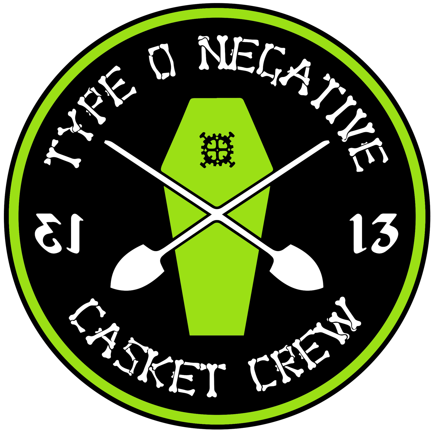 Type O Negative Casket Crew Sticker T009S