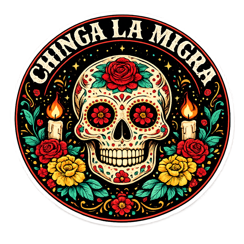 Chinga La Migra Sticker Anti ICE I.C.E. Antifascist C012S