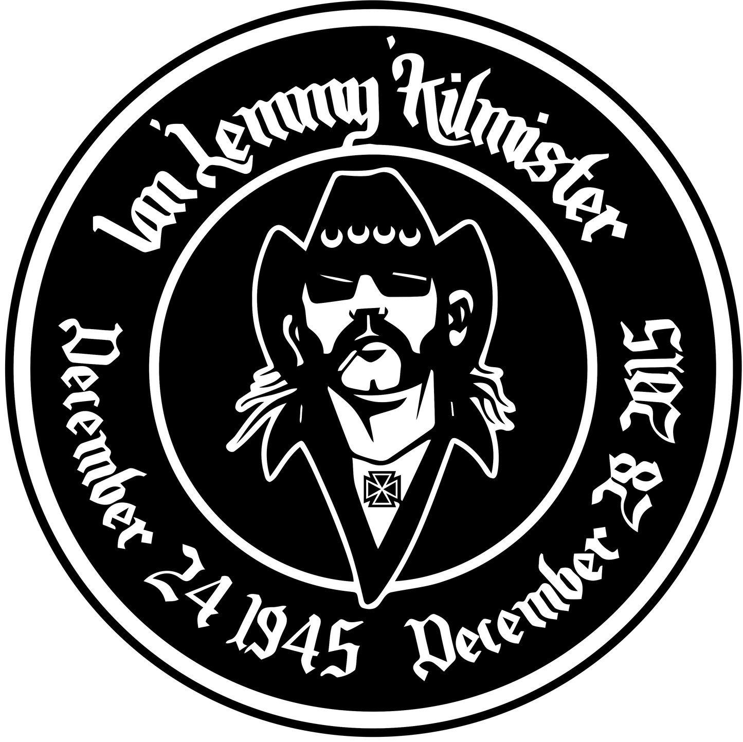 Lemmy Memorial Sticker Motorhead L003S