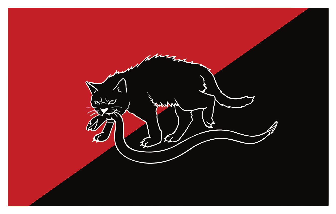 Sabo Cat IWW Antifa Sticker S004S