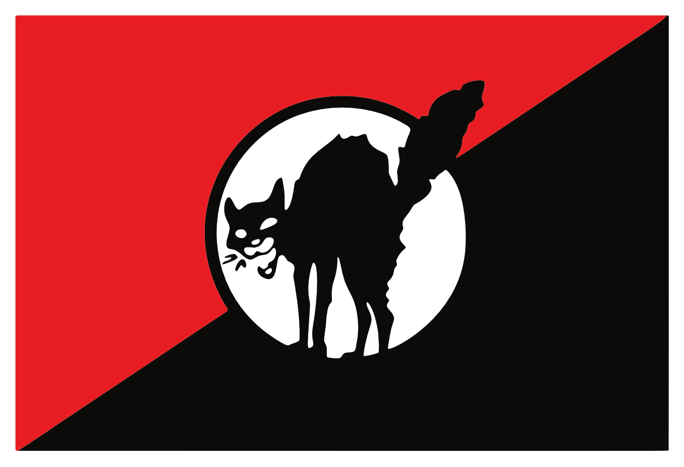 Sabo Cat IWW Antifa Sticker S019S