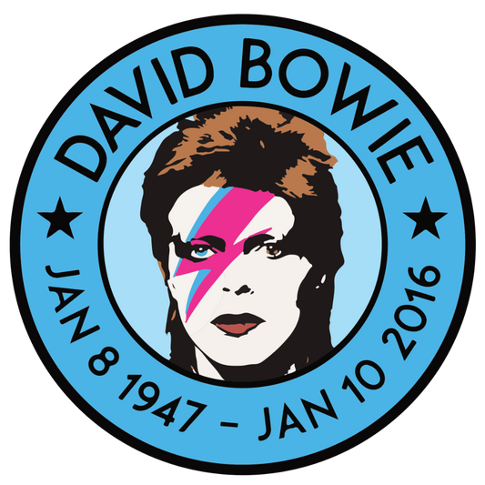 David Bowie Memorial Sticker B041S