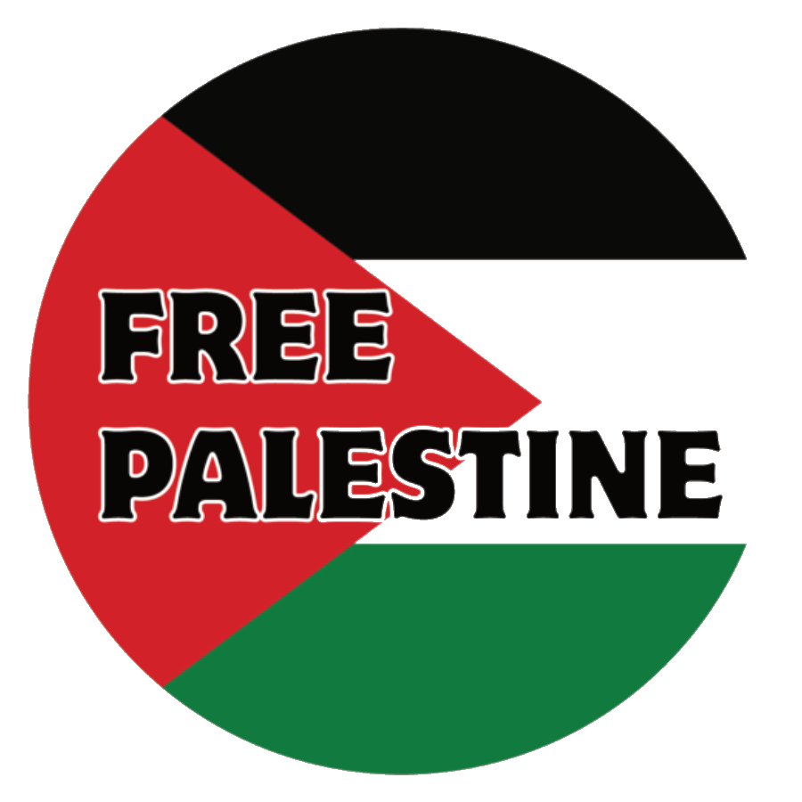 Free Palestine Antifascist Sticker F003S