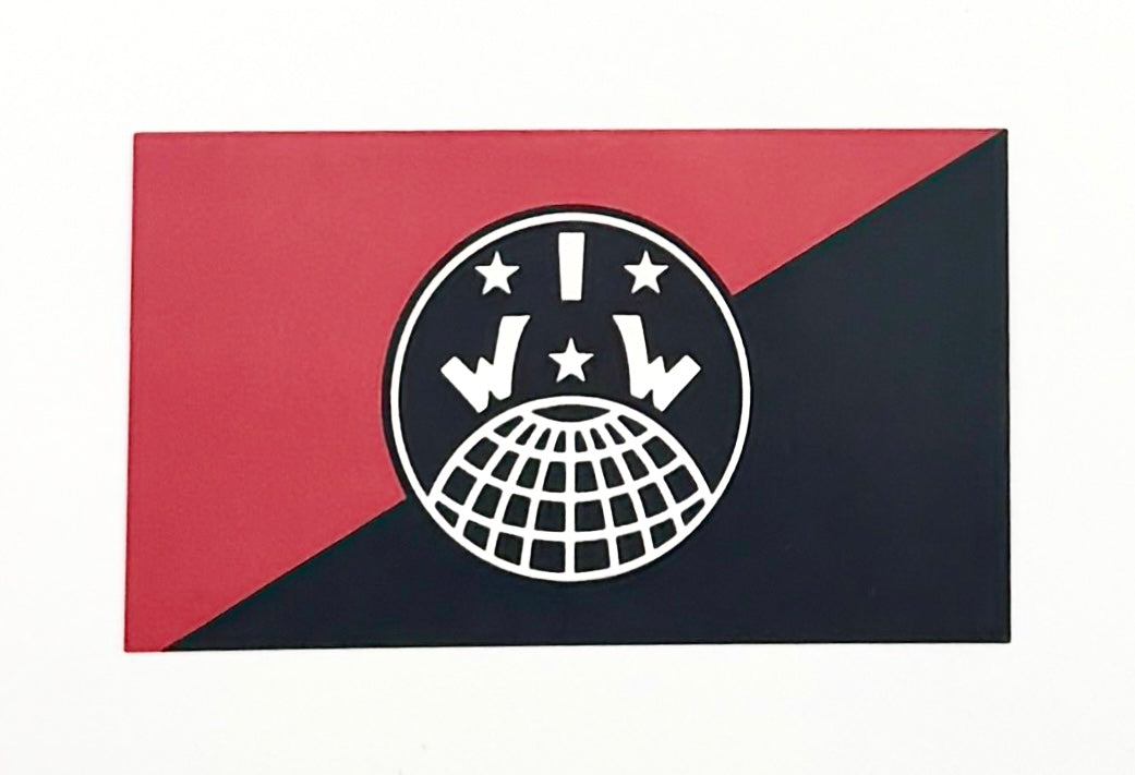 IWW Industrial Workers of the World Socialist Antifa Sticker I012S