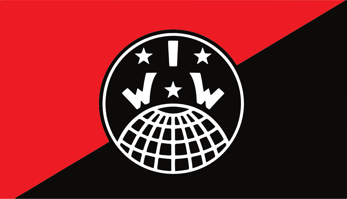 IWW Industrial Workers of the World Socialist Antifa Sticker I012S