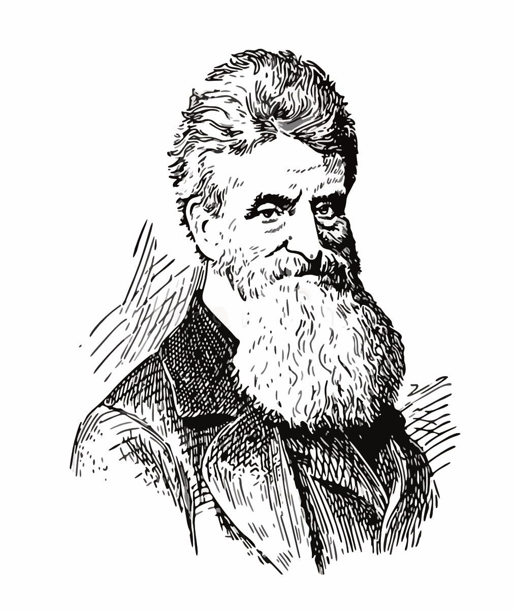 John Brown Abolitionist Antifa Sticker J004S