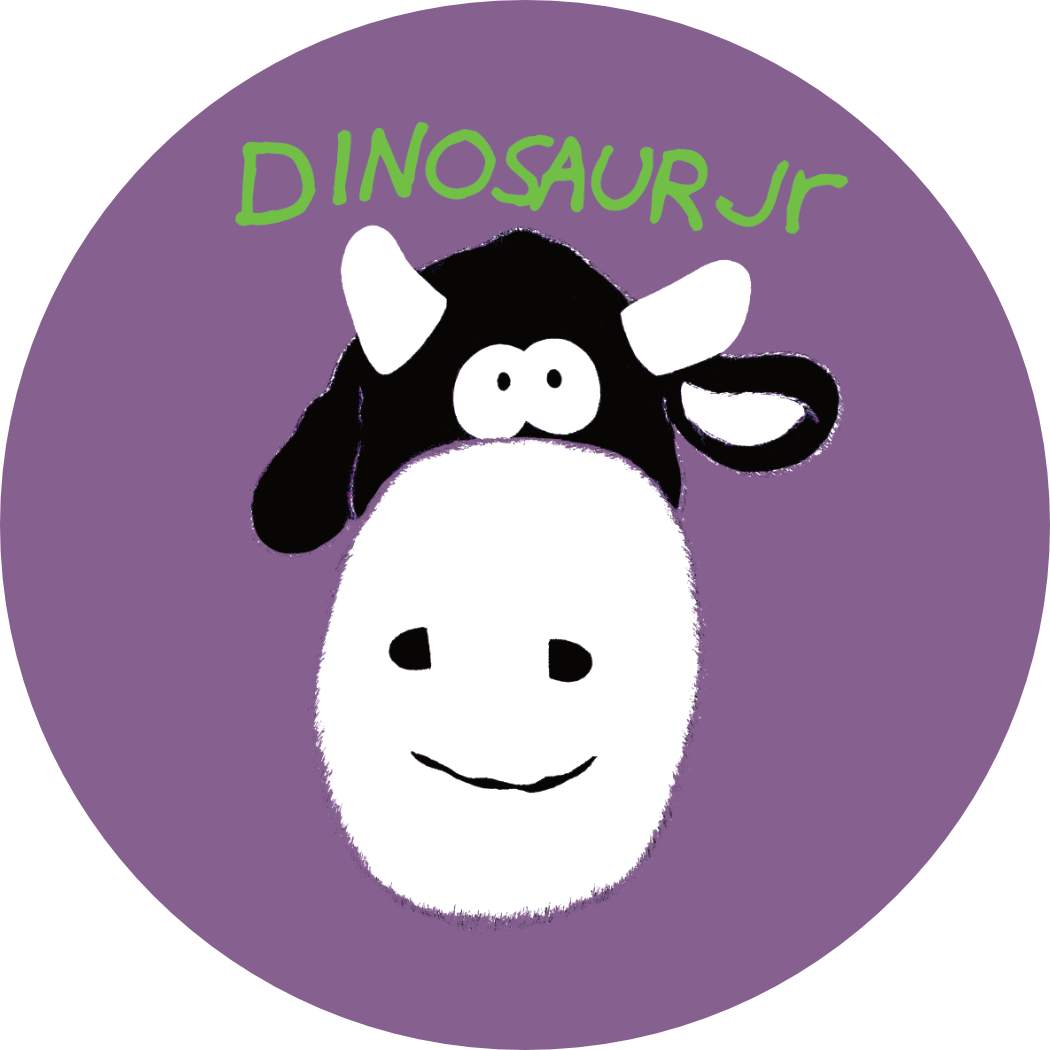 Dinosaur Jr. Cow Sticker D022S