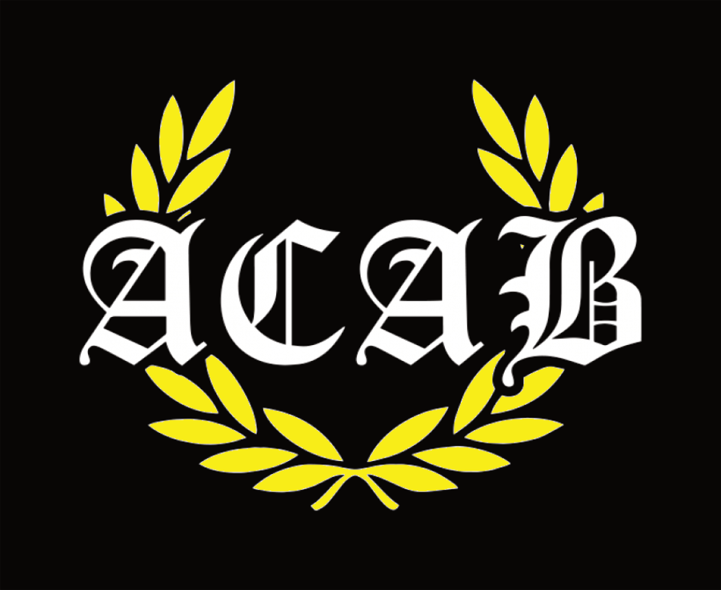 ACAB 1312 Fred Perry Antifa Sticker A004S