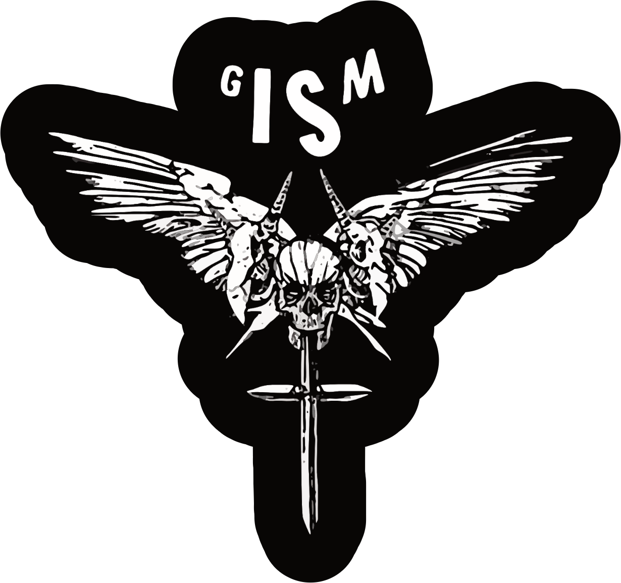 GISM Anarchy Violence Sword Sticker G025S