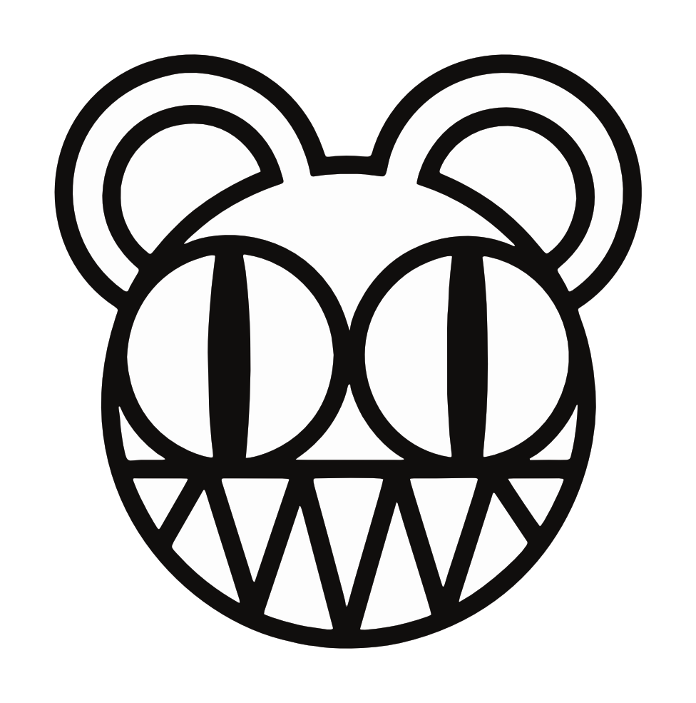 Radiohead Logo Sticker R023S