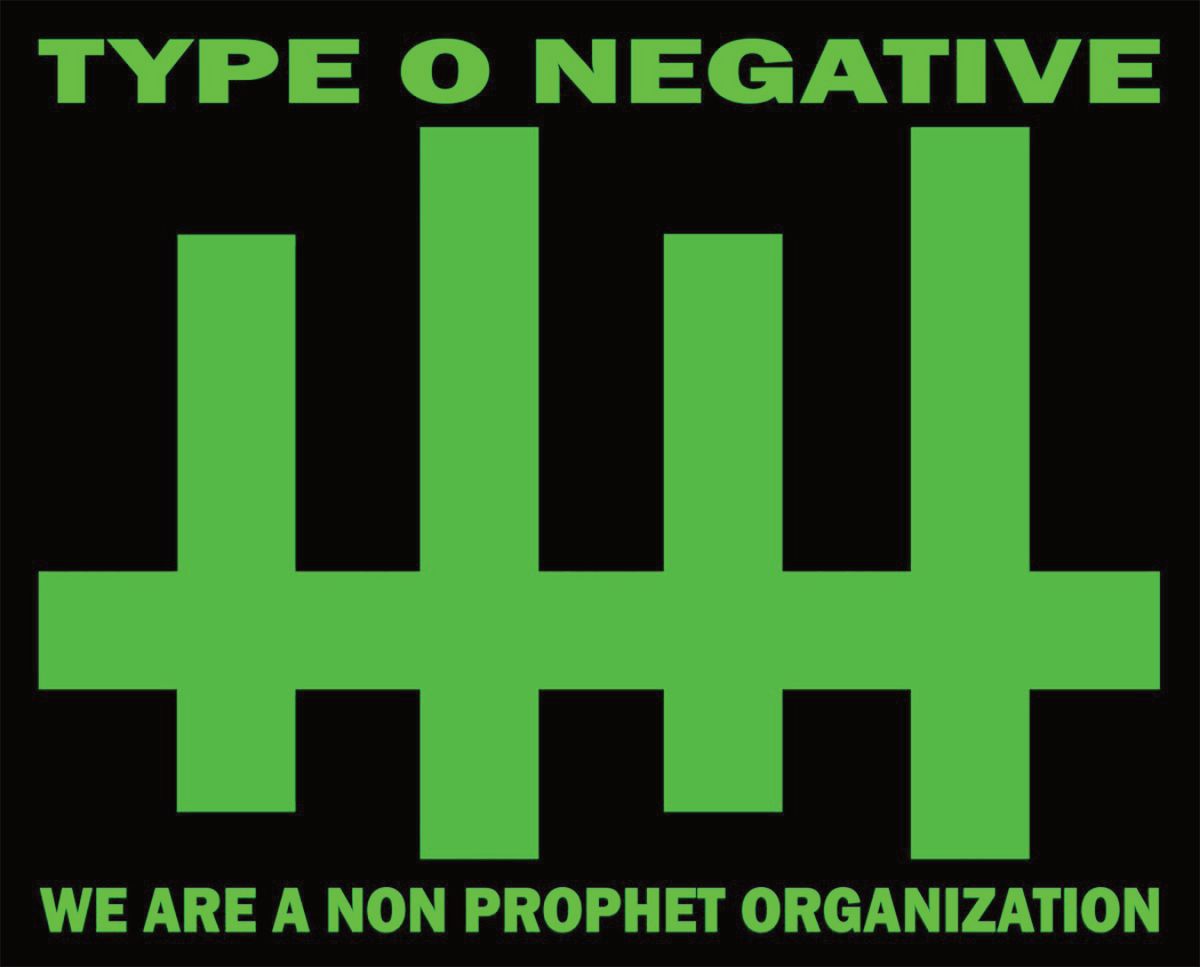 Type O Negative Non Profit Sticker T015S