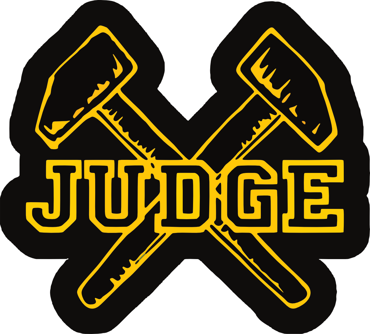 Judge Sticker SXE Hardcore NYHC Straight Edge J007S