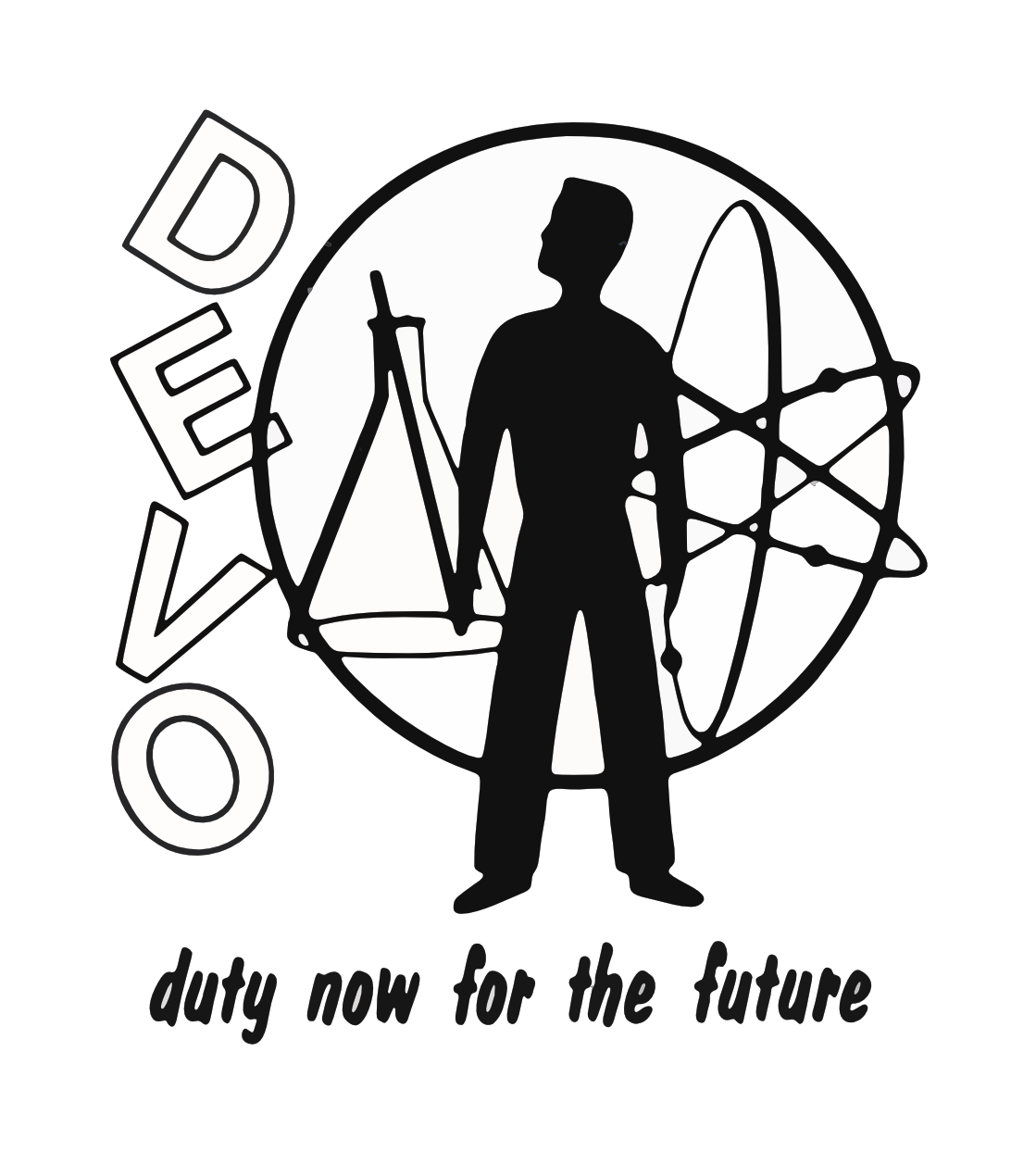 Devo Duty Now For The Future Sticker D024S