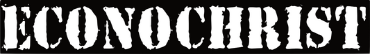 Econochrist Hardcore Punk Rock Logo Sticker E005S