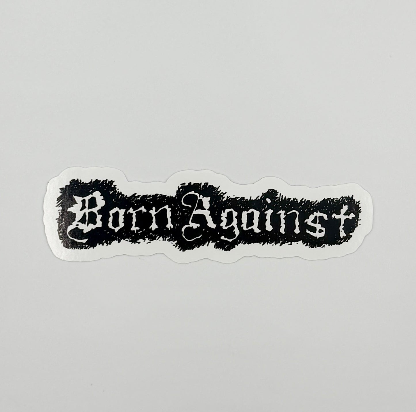 Born Against Hardcore Punk Rock Logo Sticker B042S