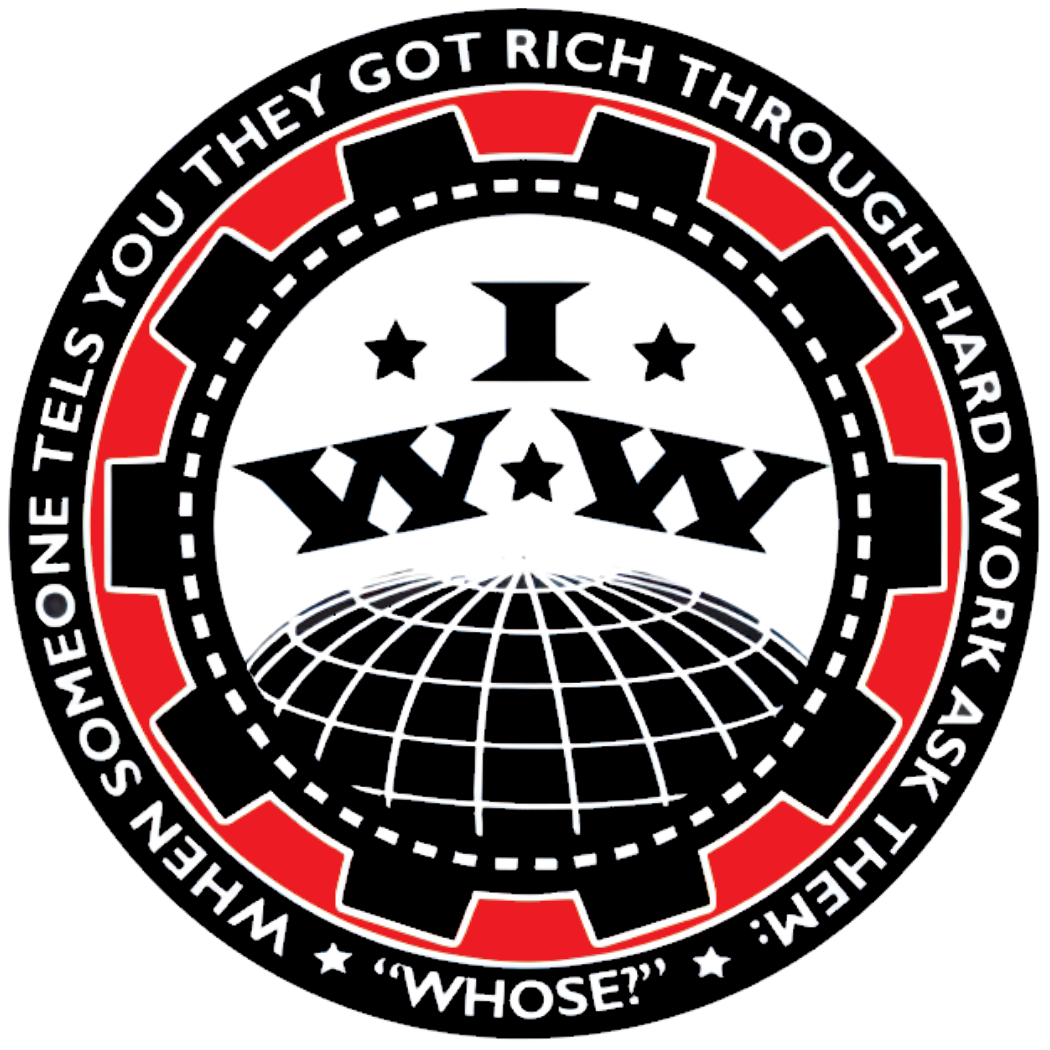 IWW Industrial Workers Of The World Antifa Sticker I013S