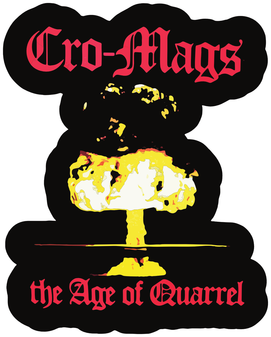 Cro-Mags Age of Quarell Sticker C016S