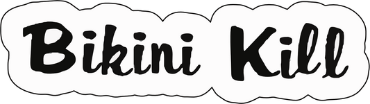 Bikini Kill Punk Rock Logo Sticker B043S