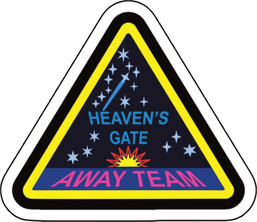 Heaven's Gate Away Team Sticker H001S