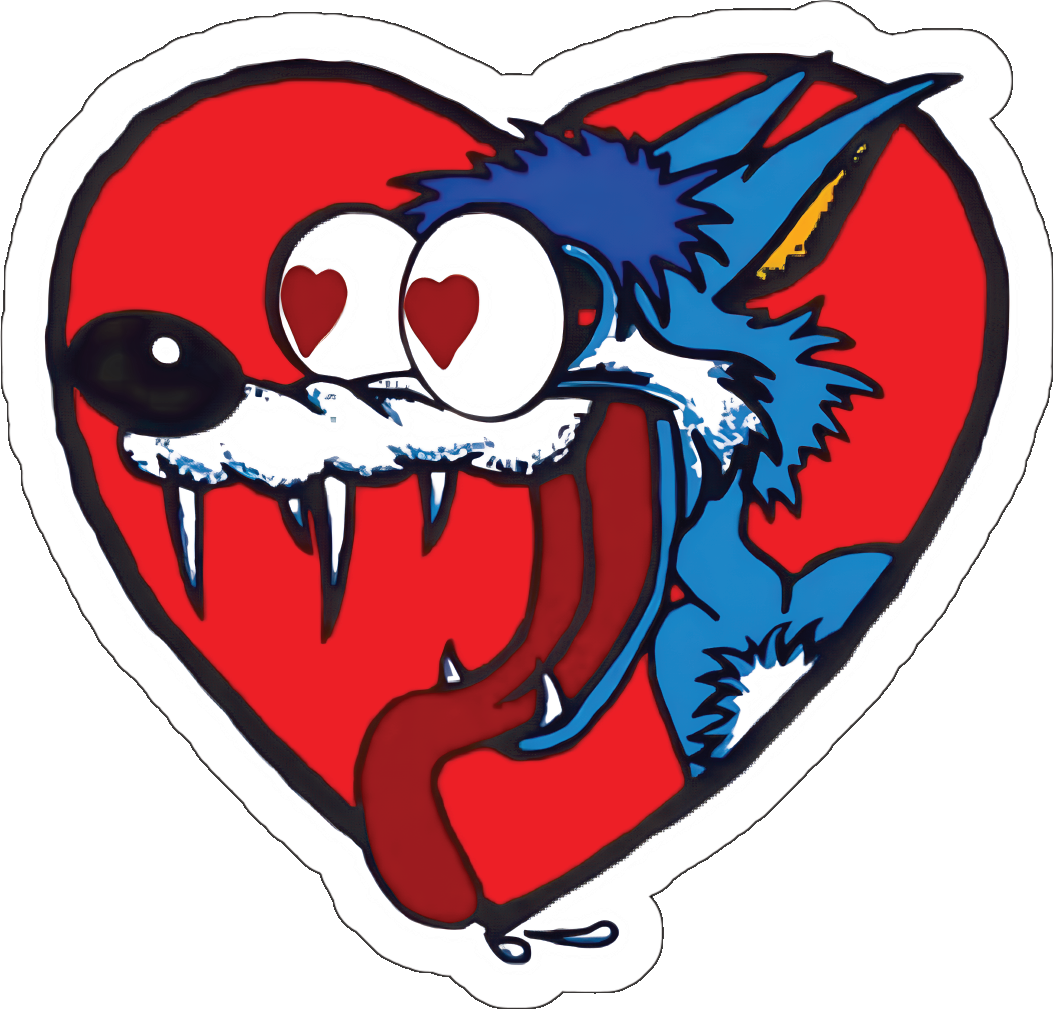 The Jesus Lizard Wolf Sticker J006S