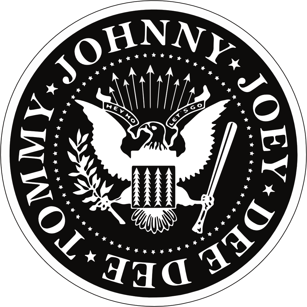 The Ramones Presidential Seal Classic Logo Sticker R026S