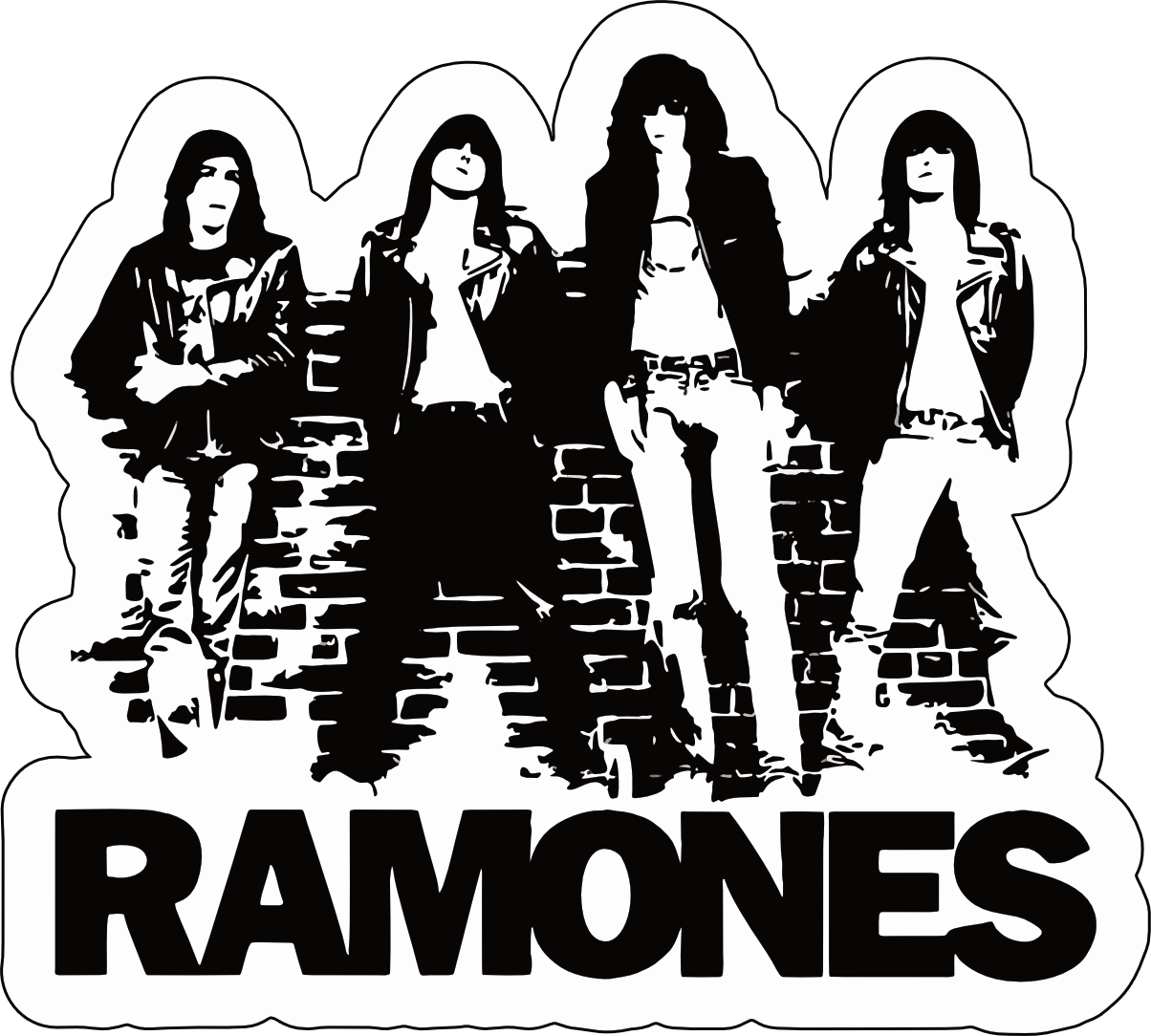The Ramones First Album Cutout Sticker R027S