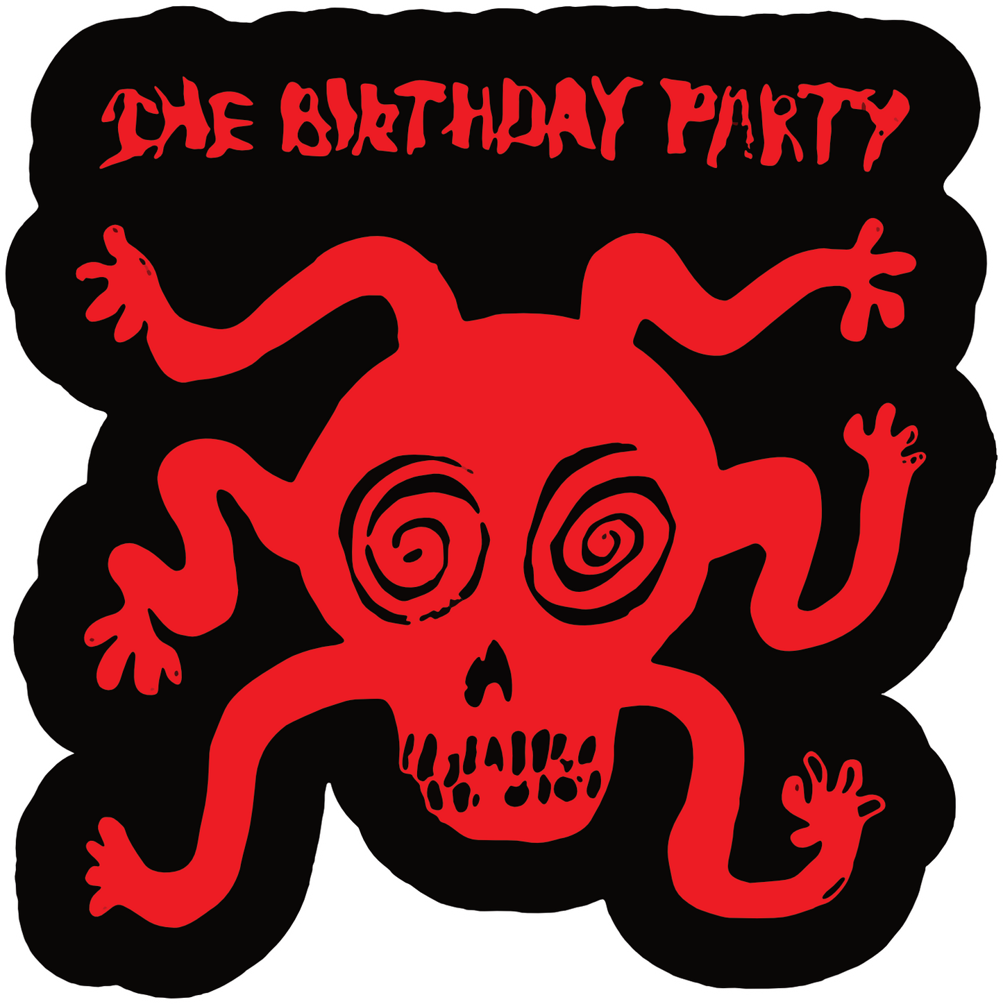 The Birthday Party Goth Sticker B046S
