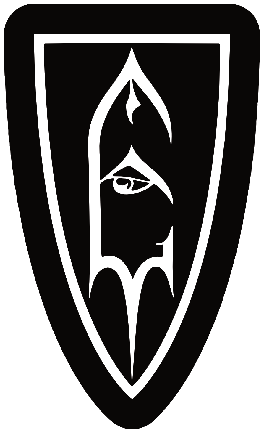 Emperor Black Metal Logo Sticker E006S